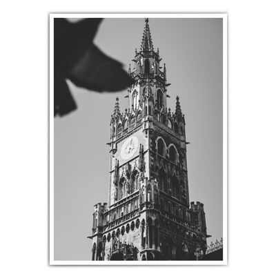 Photobomb en Marienplatz - Munich Póster