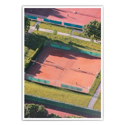 giochiamo a tennis nel poster di Monaco