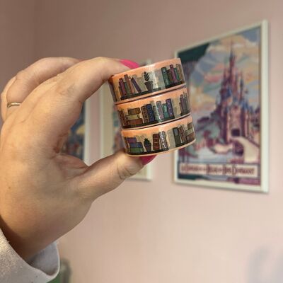 15mm Bookshelves Washi Tape