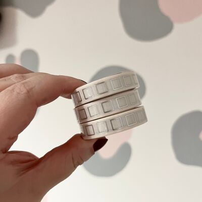 10mm Foiled Checklist Washi Tape