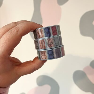 15-mm-Washi-Tape „Schreckenstüren“.