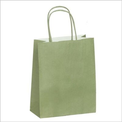 Bag - Paper bag - Large - Olive - 100Pcs