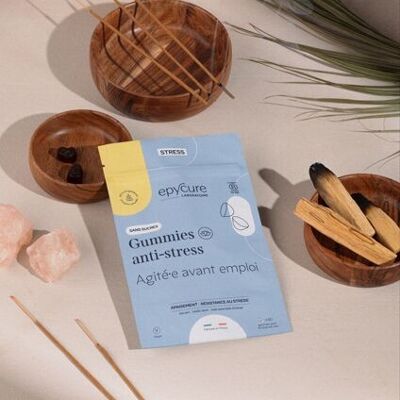 ANTI-STRESS-GUMMIES OHNE ZUCKER – 1 MONAT x 60 GUMMIES – 2 Gummis / Tag