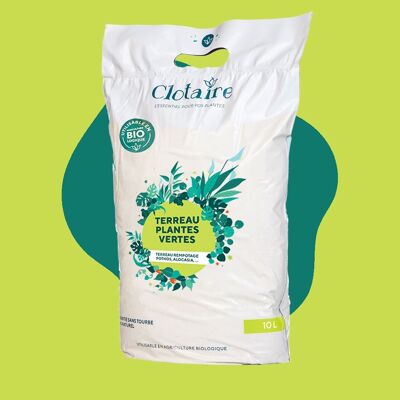 Tierra para Plantas Verdes 10L - Clotaire