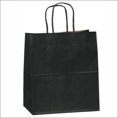 Paper Bag (XL) – Black (100 pieces)