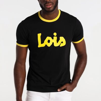 LOIS JEANS - T-shirt a manica corta con logo a contrasto |125099