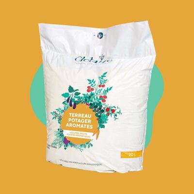 Herbal Vegetable Soil 20L - Clotaire