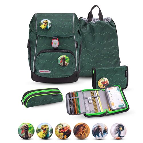 Premium Comfy Plus Twist of Lime Schoolbag set 5pcs.