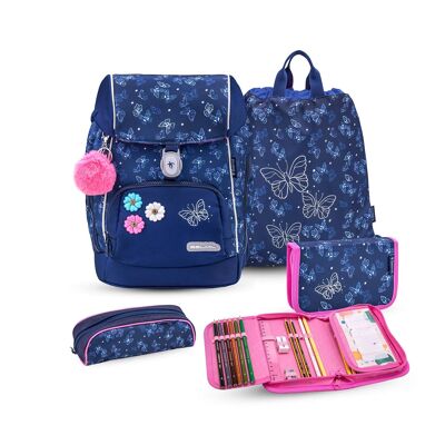 Premium Comfy Plus Sapphire Schoolbag set 5pcs.