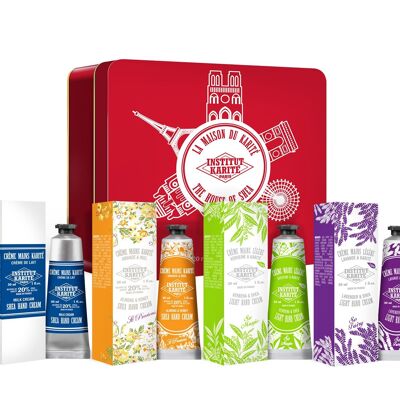 Coffret Métal IKP Monuments - 4 Crèmes mains avec étui