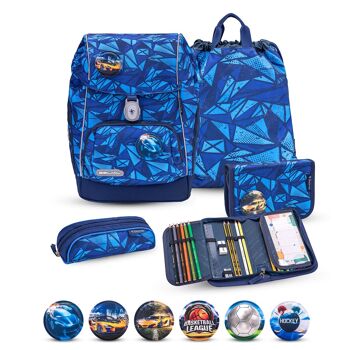 Ensemble de cartable Premium Comfy Plus Glacier Blue 5pcs. 1