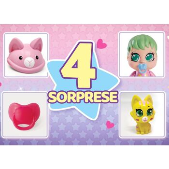 Baby Love Hat and Pet : Funny Box avec 3 personnages différents. 4