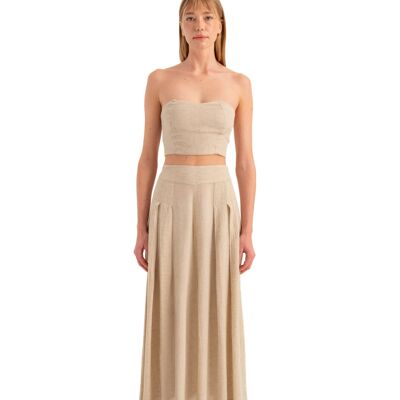 Haut bandeau en lin (3314) 68% Lyocell 32% Lin