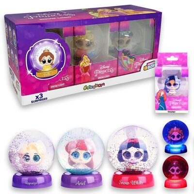 Disney Princess Snow Light: Lustige Box mit 3 verschiedenen Prinzessinnen.
