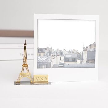 Porte-photo magnétique en métal - Paris - 4 couleurs au choix 11
