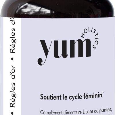 GOLDEN RULES Supports the female cycle