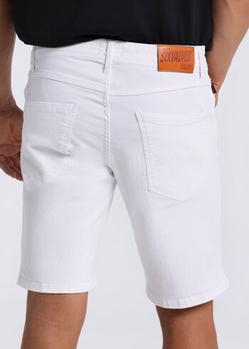 SIX VALVES - Short en jean | Taille moyenne|132868 2