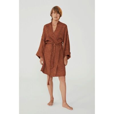 Terracotta Long Jacket (3125) 100% cotton