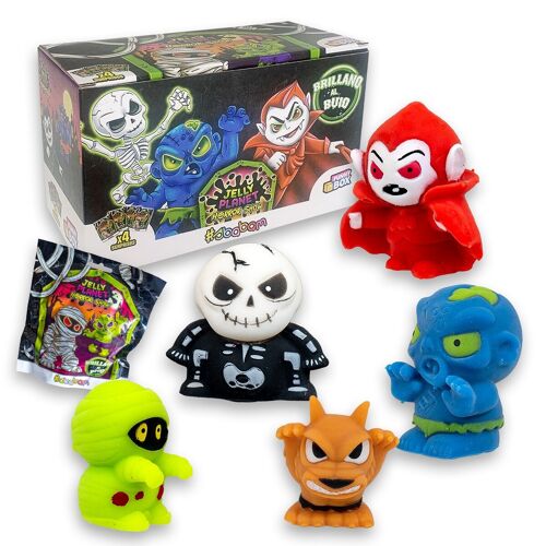 Horror Show Jelly Planet: Funny Box con 4 personaggi diversi