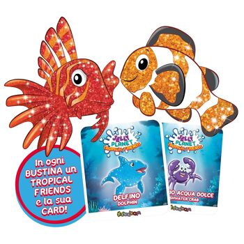TROPICAL FRIENDS JELLY PLANET : Funny Box avec 4 personnages différents. 2