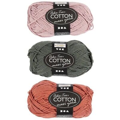 Yarn - Oeko-Tex Cotton Maxi Yarn - 85 m - 50 g