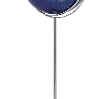APOLLO globe, 43 cm diameter and base, blue, green