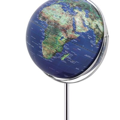 Globe APOLLO, diamètre 43 cm et socle, bleu, vert