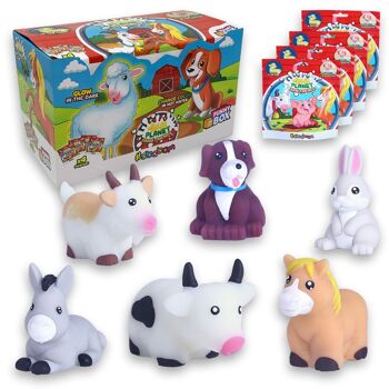 Farm Friends Jelly Planet : Funny Box avec 4 personnages différents. 1