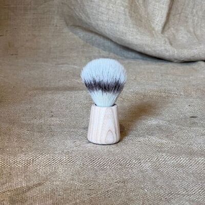 Vegan shaving brush and wooden handle