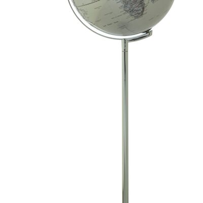 SOJUS LIGHT globe, 43 cm diameter and base, silver
