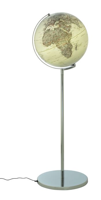 Globe SOJUS LIGHT, diamètre 43 cm et socle, argent 2