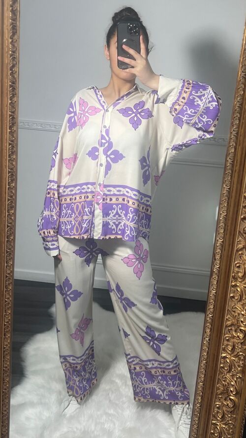 Ensemble en viscose imprimé
