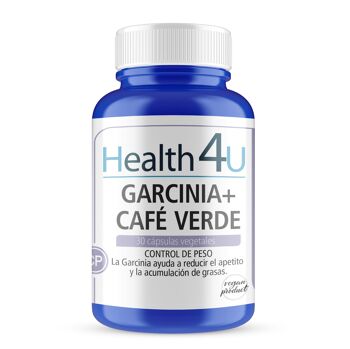 H4U Garcinia + Café Vert 30 gélules végétales de 820 mg