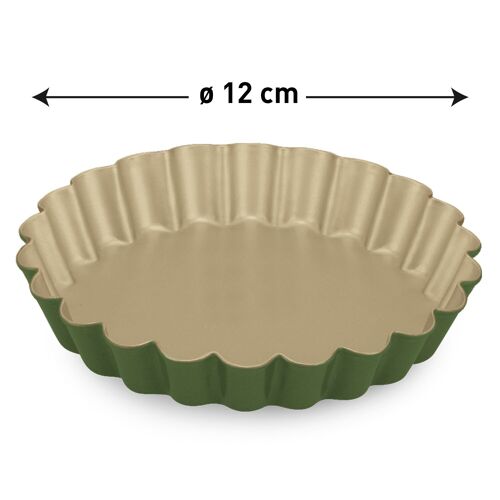 Set Of 4 Pie Tins Natural Non-Stick Coating Made In Italy