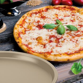Moule à pizza avec revêtement antiadhésif de haute qualité fabriqué en Italie. 3