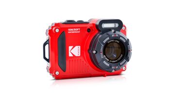 Appareil Photo Numérique Compact 16MPixels, Etanche jusqu'à Une Profondeur de 15, Anti-Choc, Video 720p, Ecran LCD 2,7 - Batterie Li-ION - Rouge 5