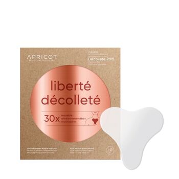 Liberté Décolleté - Patch anti-rides en silicone, réutilisable - Apricot 2