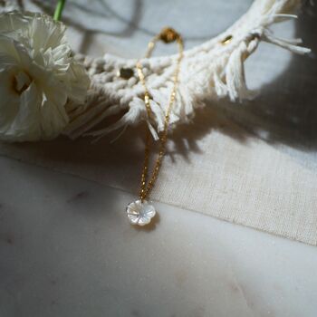 Collier Fleur Nacre FLORA 3