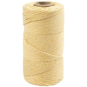 Cordes pour macramé 2 mm - 198 m - Assortiments de couleurs - 6 pcs 7