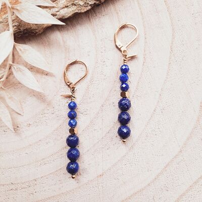 GALAXY Blue Lapis Lazuli earrings