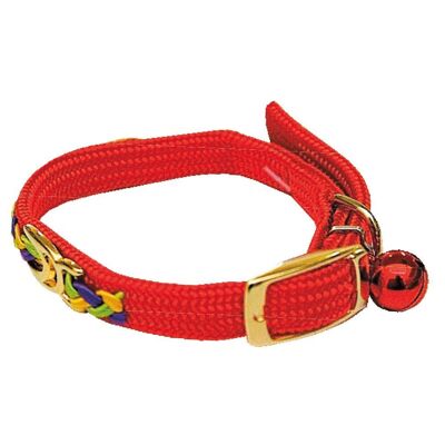 Cat collar with braid