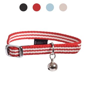 Collier pour chat Bobby - Rayé 1