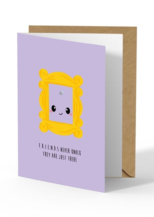 Greeting card FRIENDS TV series is a funny card fun for your friends