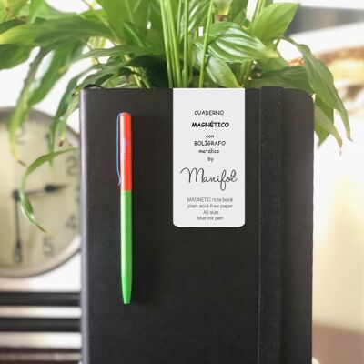 MAGNETIC NOTEBOOK WITH PEN
