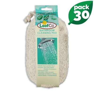 Tampon de nettoyage pour salle de bain 3 POUR 2 | Loofah de nettoyage de surface