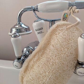 Tampon de nettoyage pour salle de bain 3 POUR 2 | Loofah de nettoyage de surface 3