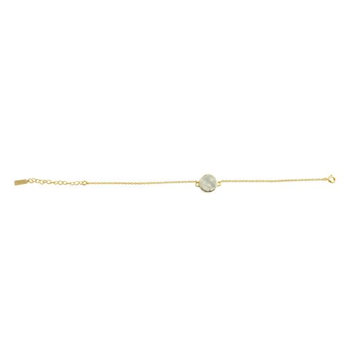 Bracelet Nashoba - Plaqué or - Pierre de lune