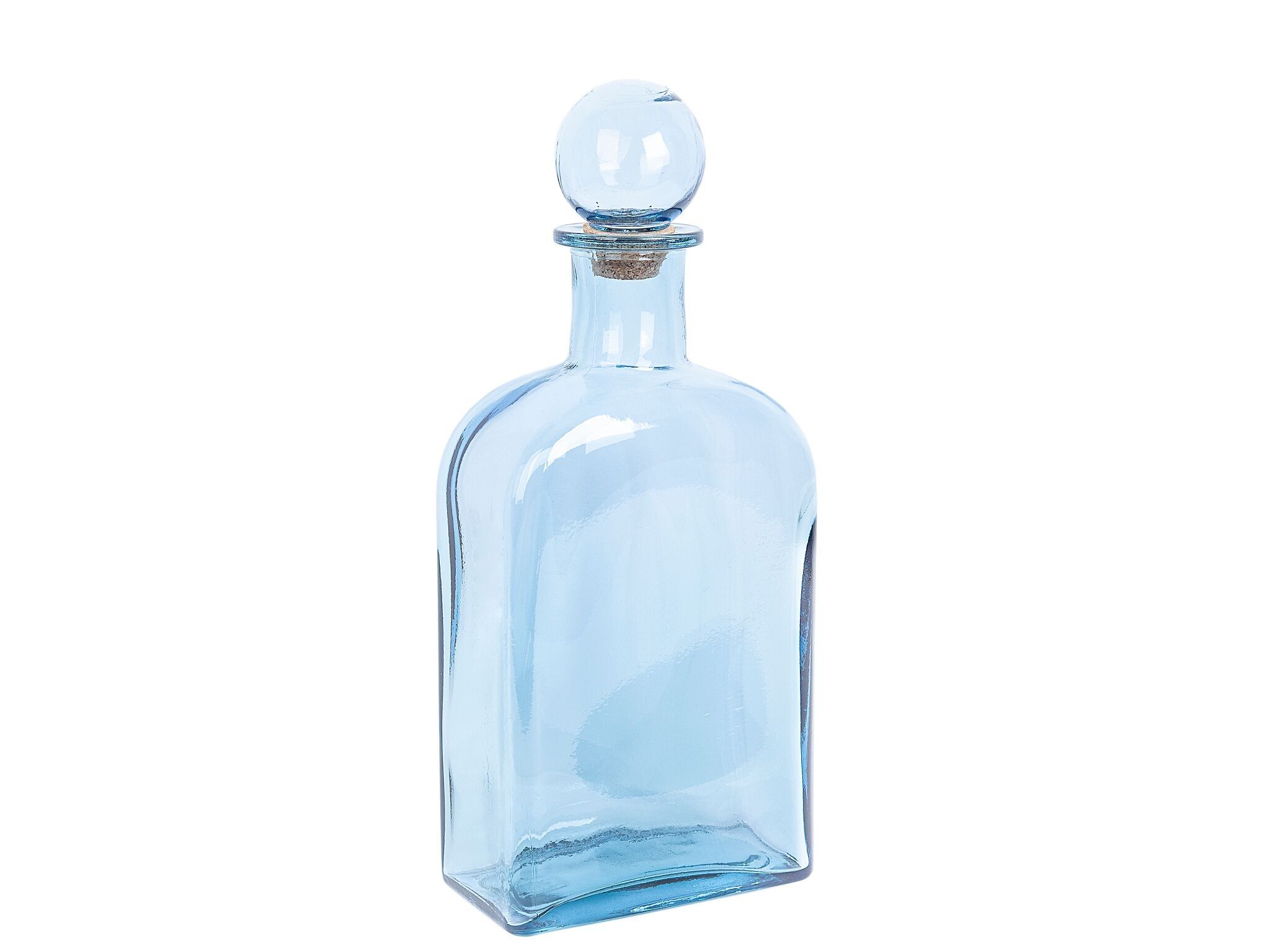 BLAUE RECYCLING-GLASFLASCHE HM261124
