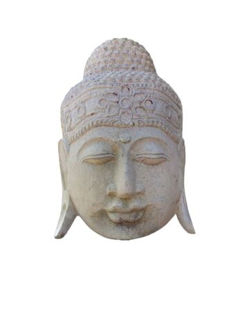 TÊTE DE BOUDDHA MUR EN BOIS HM472276