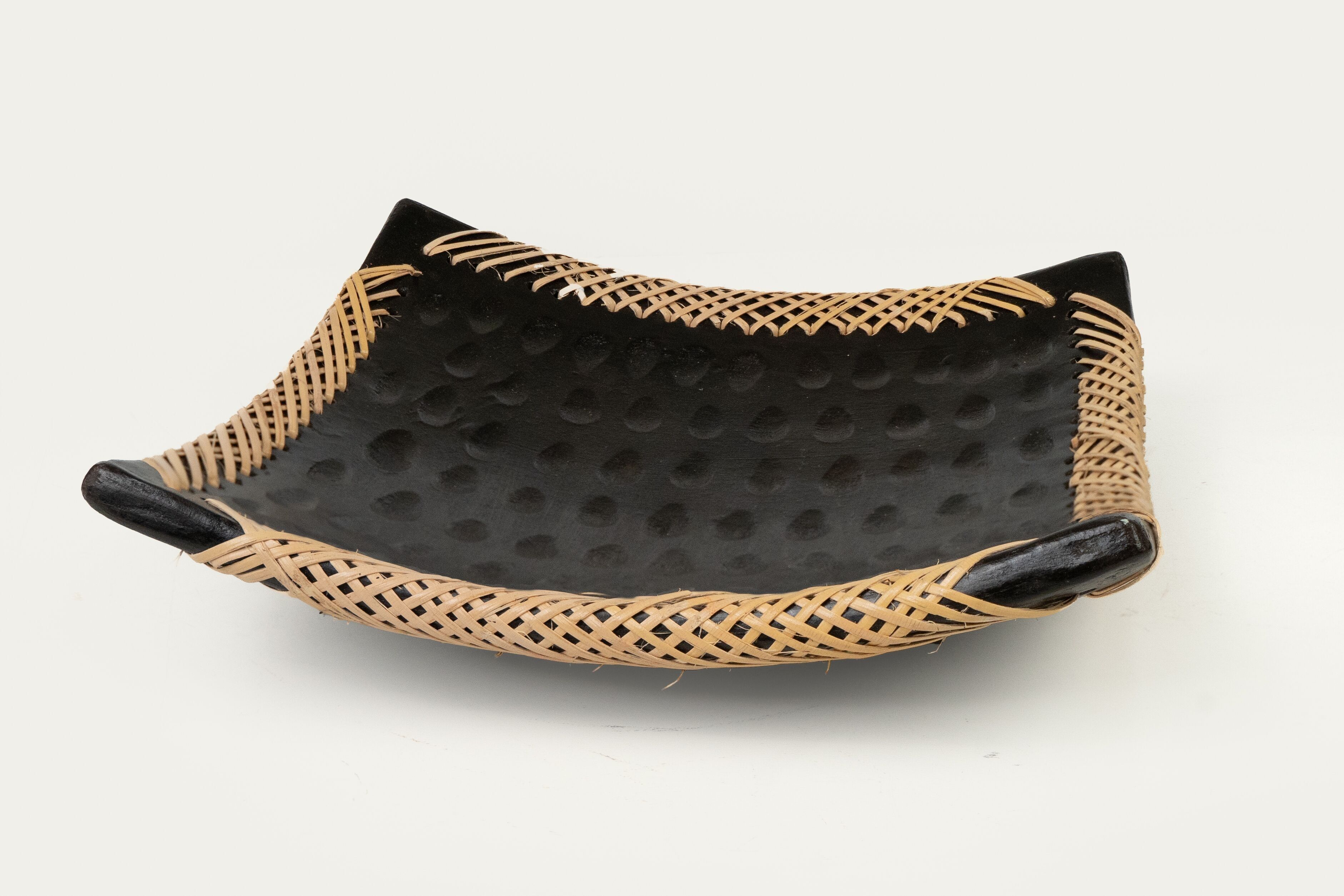 CENTRO CERAMICA NERA / RATTAN HM47273